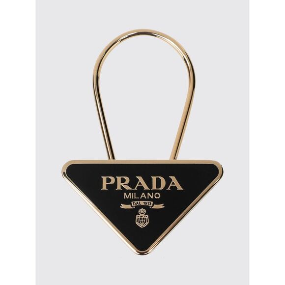 Prada Key Chain Woman Gold